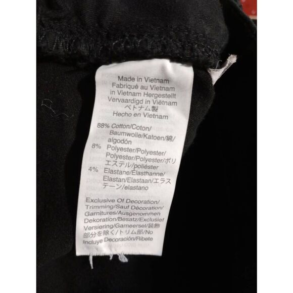 Madewell Jeans Ladies 27 High Rise Skinny Black Raw Hem‎ - Picture 8 of 9